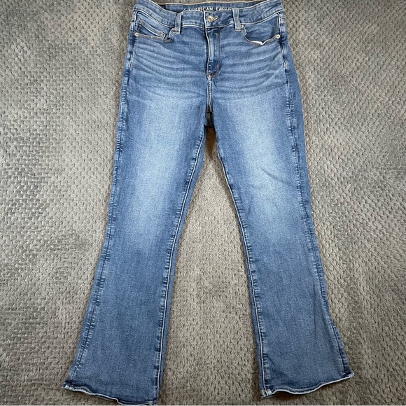 American Eagle Outfitters Denim - American Eagle Hi-Rise Skinny Kick Jeans Womens Size 10 X-Short Bootcut Denim
